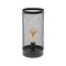 Mod Lighting and Decor Wired Mesh Cylindrical Table Lamp - 12.75" - Black